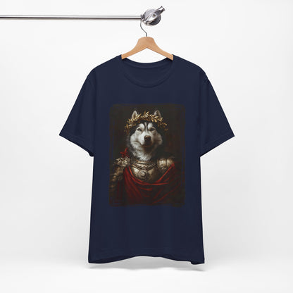 Siberian Husky Roman Emperor Graphic Tee
