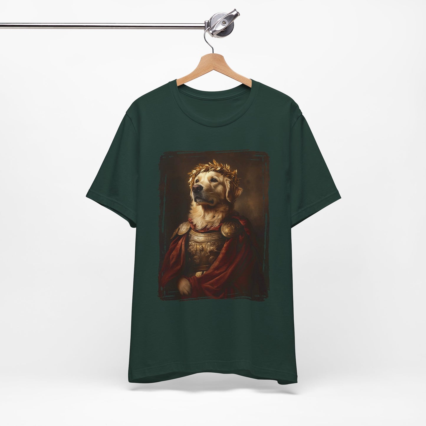 Golden Retriever Roman Emperor Graphic Tee