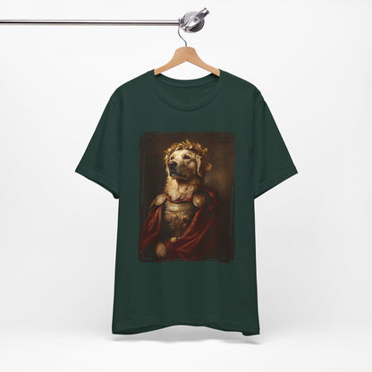 Golden Retriever Roman Emperor Graphic Tee