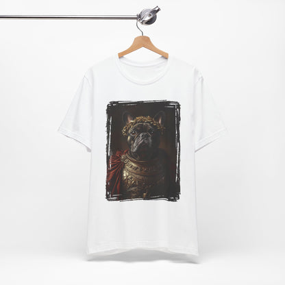 French Bulldog Roman Emperor Graphic Tee