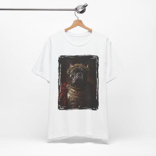French Bulldog Roman Emperor Graphic Tee