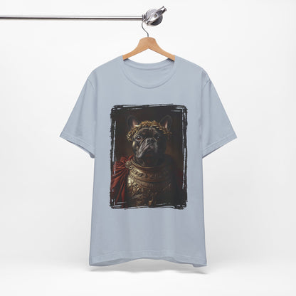French Bulldog Roman Emperor Graphic Tee