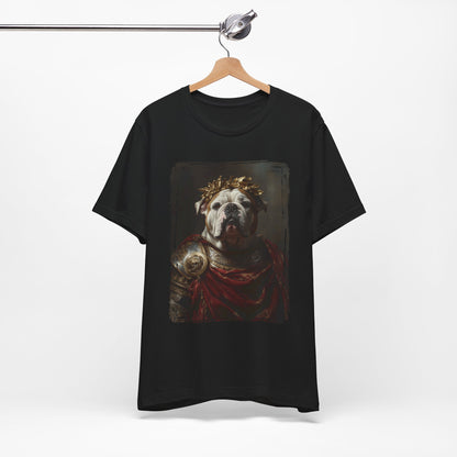 English Bulldog Roman Emperor Graphic Tee