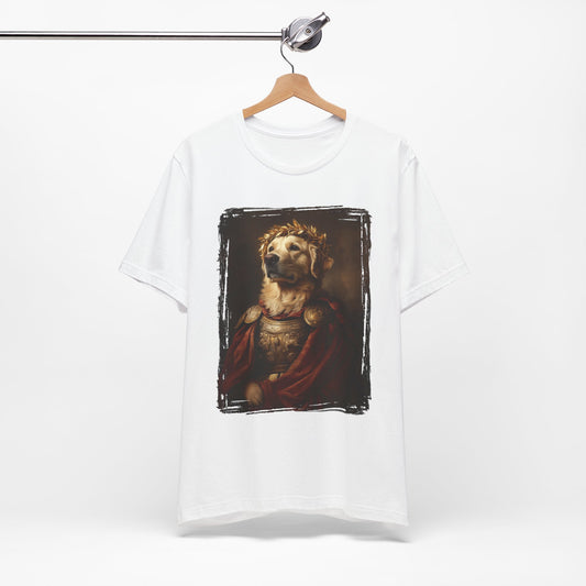Golden Retriever Roman Emperor Graphic Tee