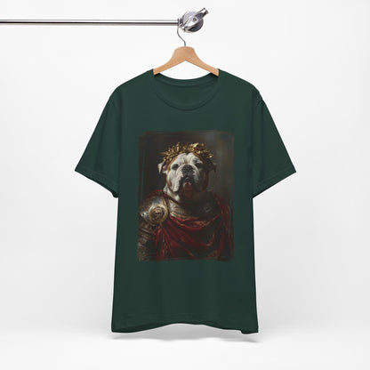 English Bulldog Roman Emperor Graphic Tee