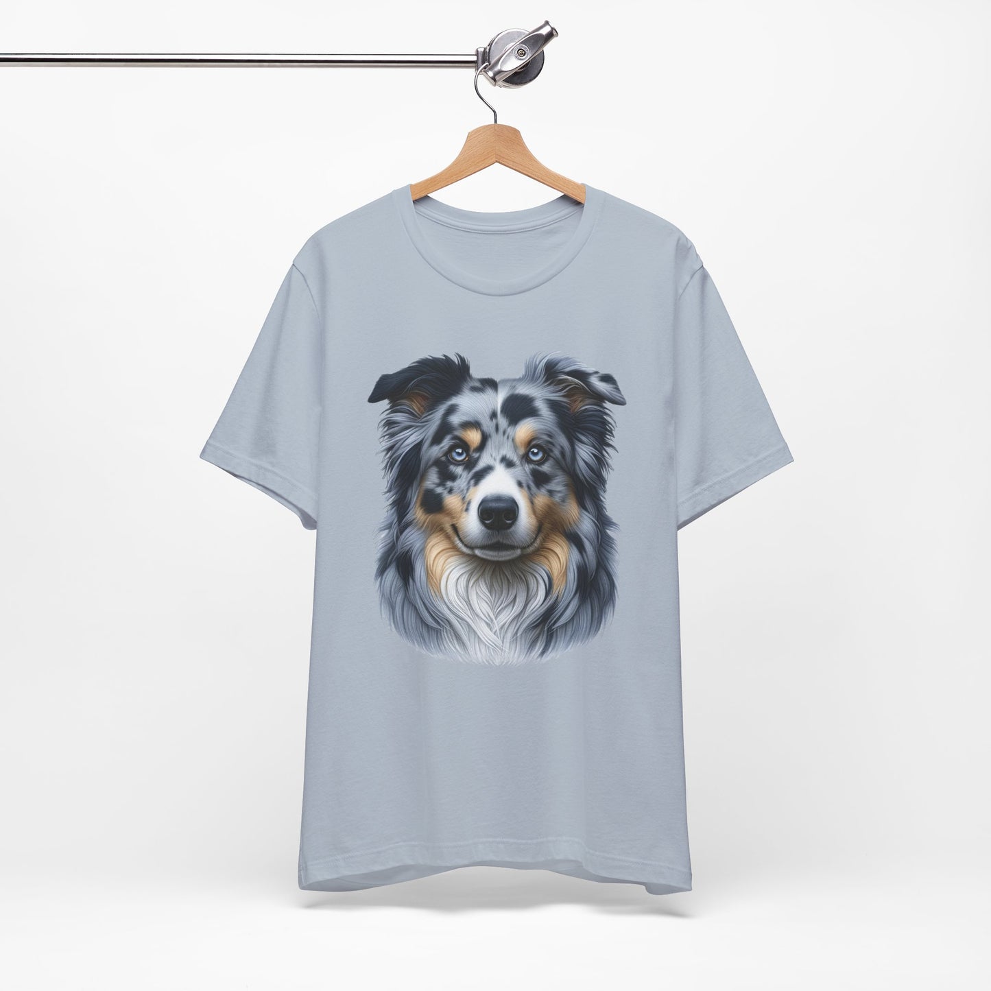 Australian Shepherd Blue Merle Realistic Graphic Tee