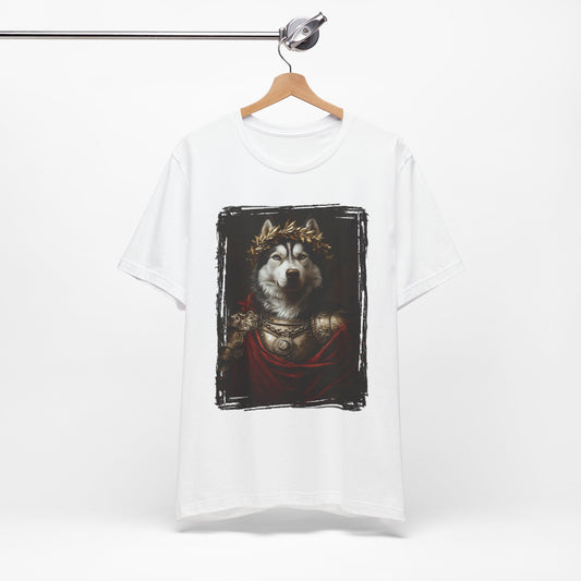 Siberian Husky Roman Emperor Graphic Tee