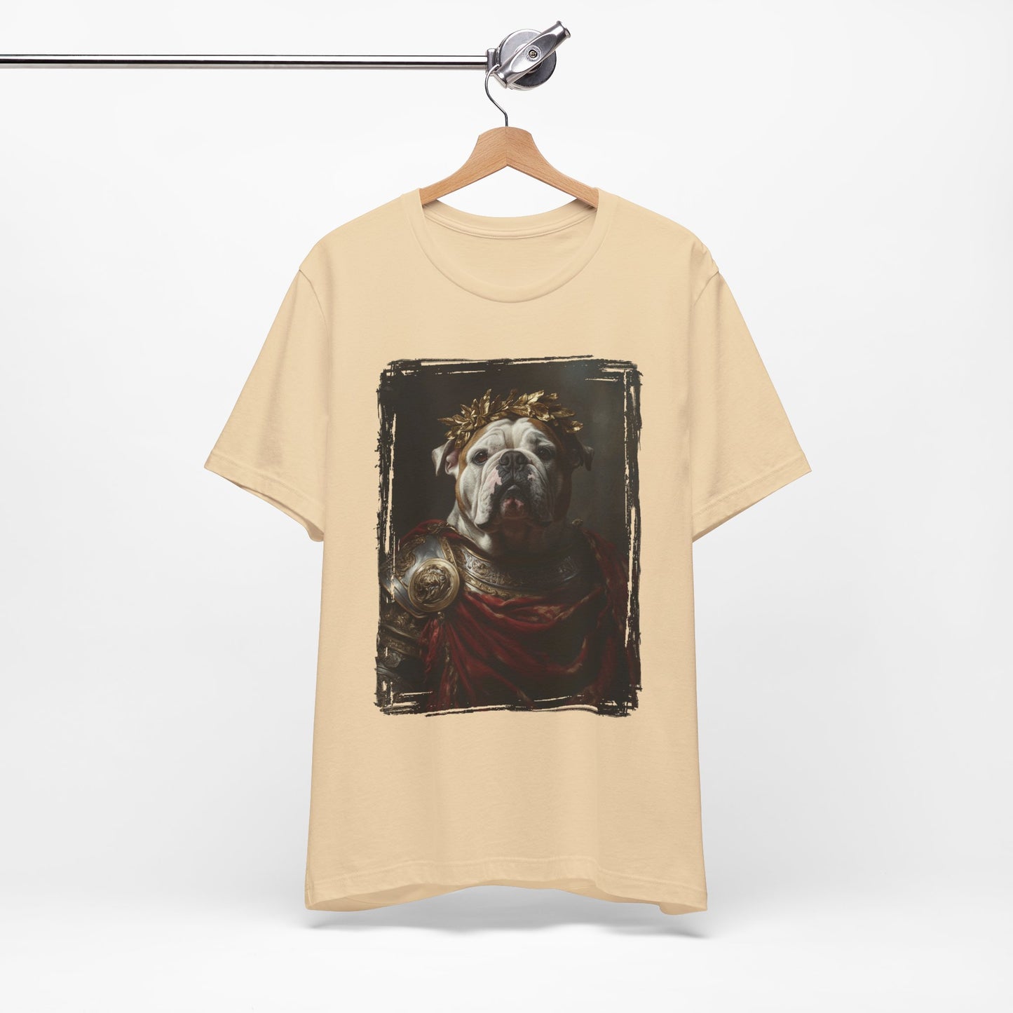 English Bulldog Roman Emperor Graphic Tee