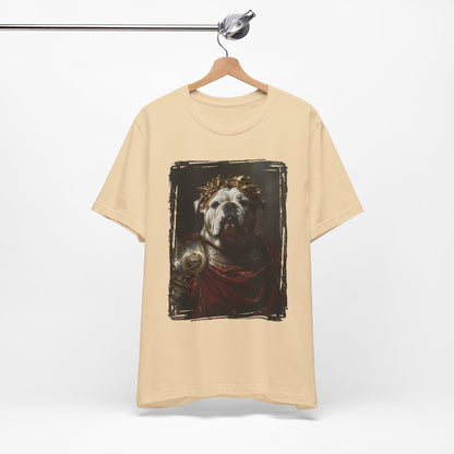 English Bulldog Roman Emperor Graphic Tee