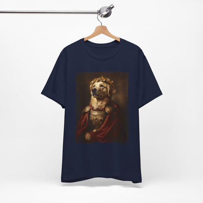 Golden Retriever Roman Emperor Graphic Tee