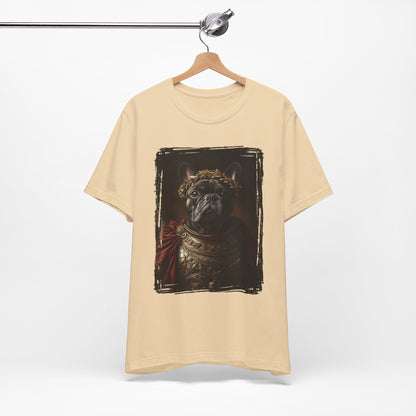 French Bulldog Roman Emperor Graphic Tee