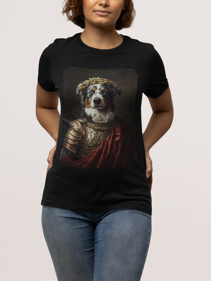 Australian Shepherd Roman Emperor Graphic Tee