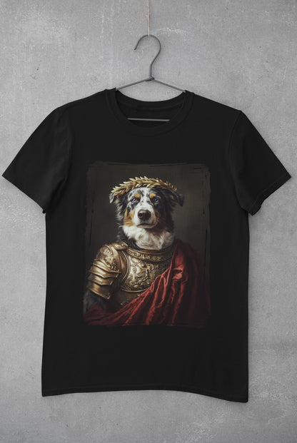 Australian Shepherd Roman Emperor Graphic Tee
