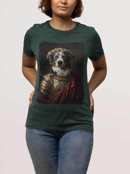 Australian Shepherd Roman Emperor Graphic Tee