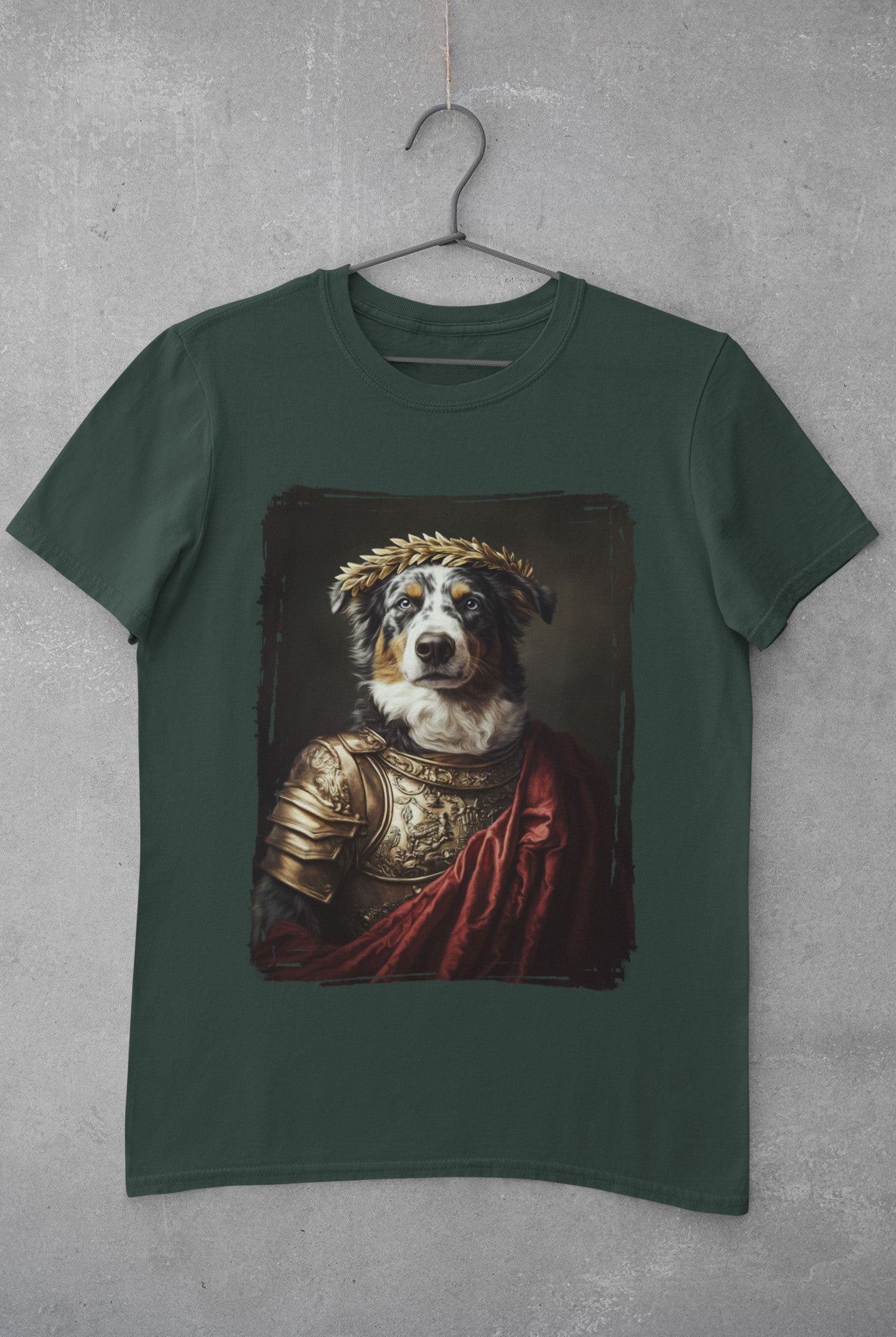 Australian Shepherd Roman Emperor Graphic Tee