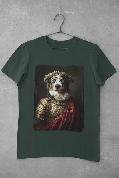 Australian Shepherd Roman Emperor Graphic Tee