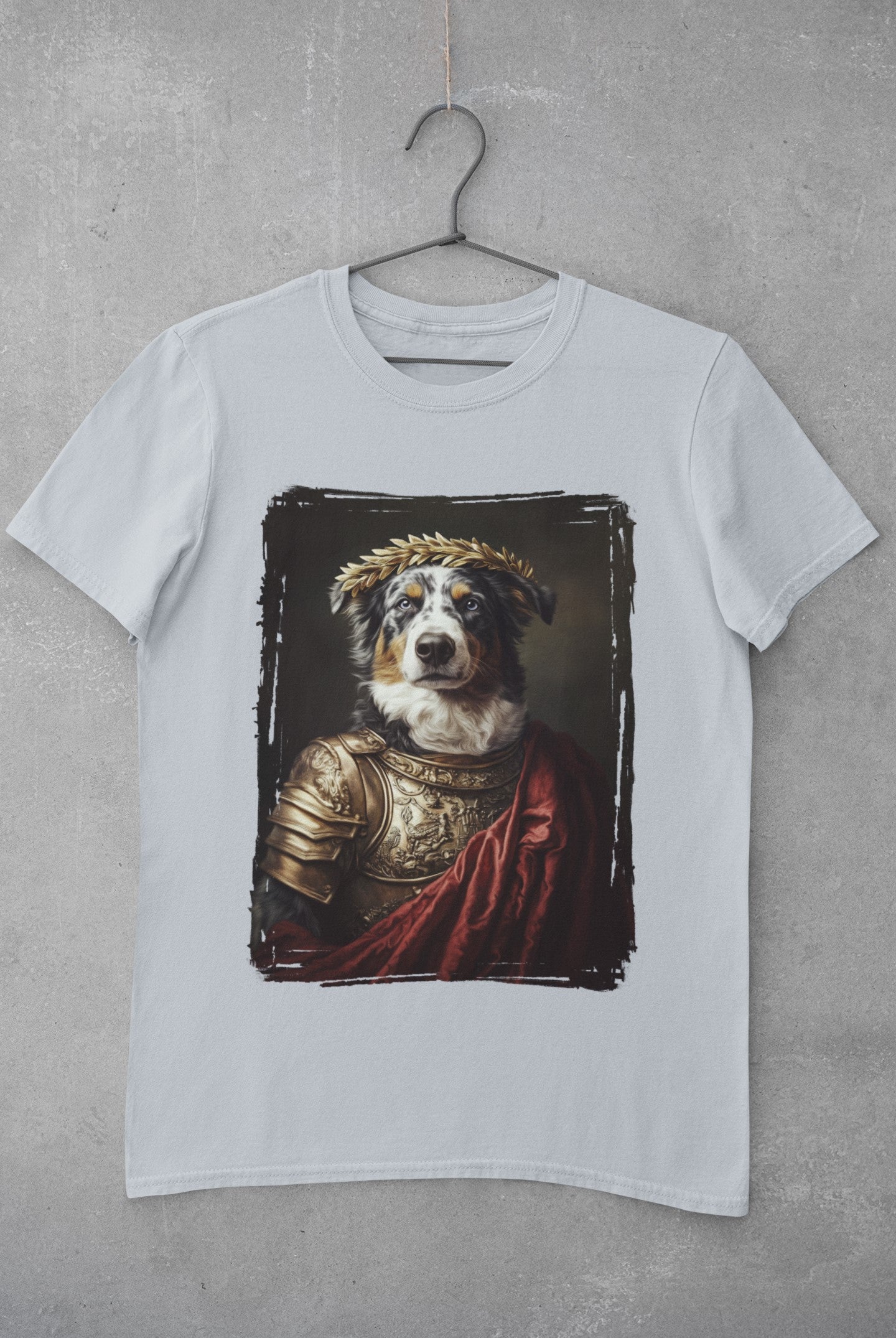 Australian Shepherd Roman Emperor Graphic Tee