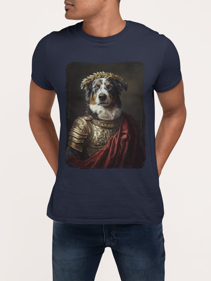 Australian Shepherd Roman Emperor Graphic Tee