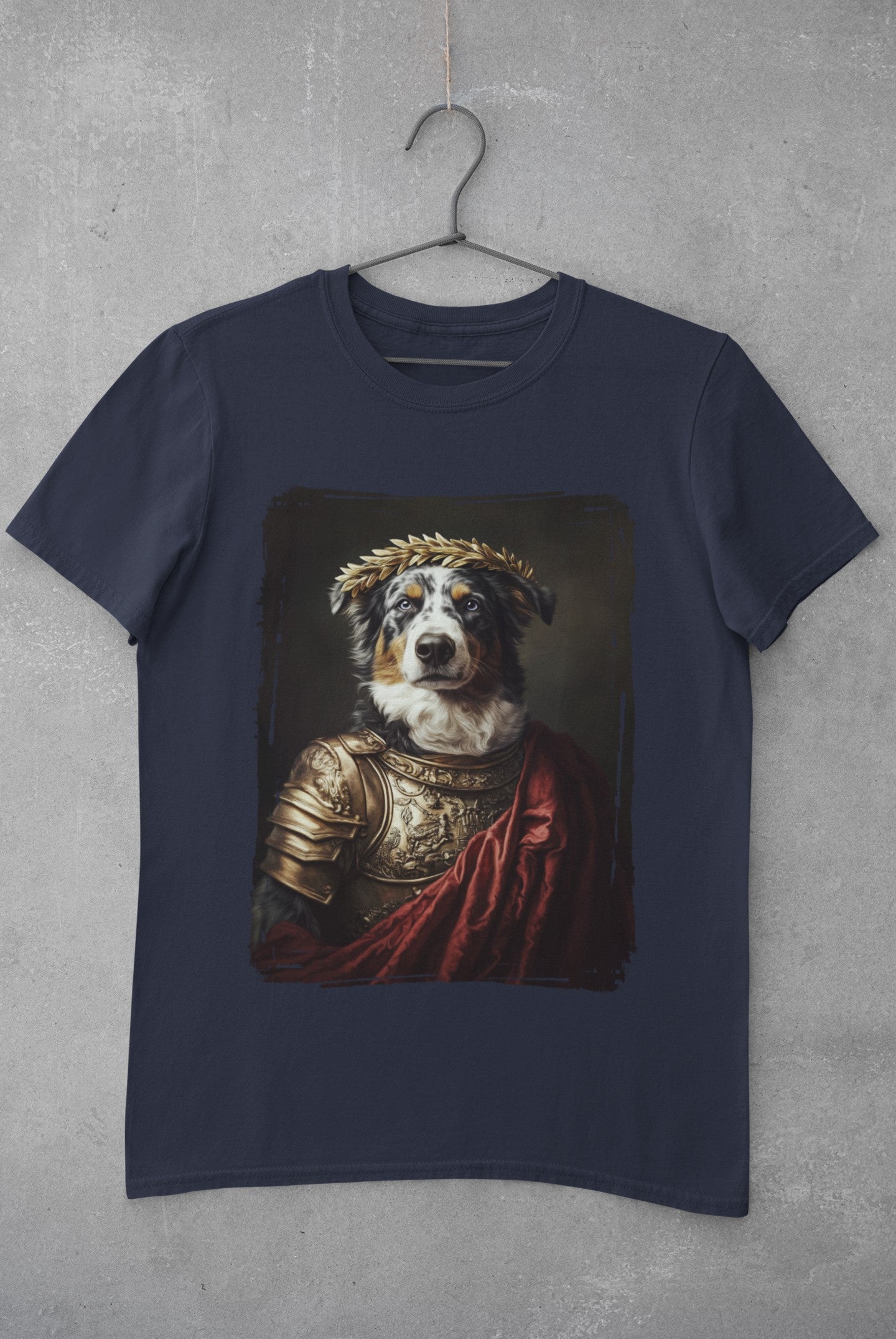 Australian Shepherd Roman Emperor Graphic Tee