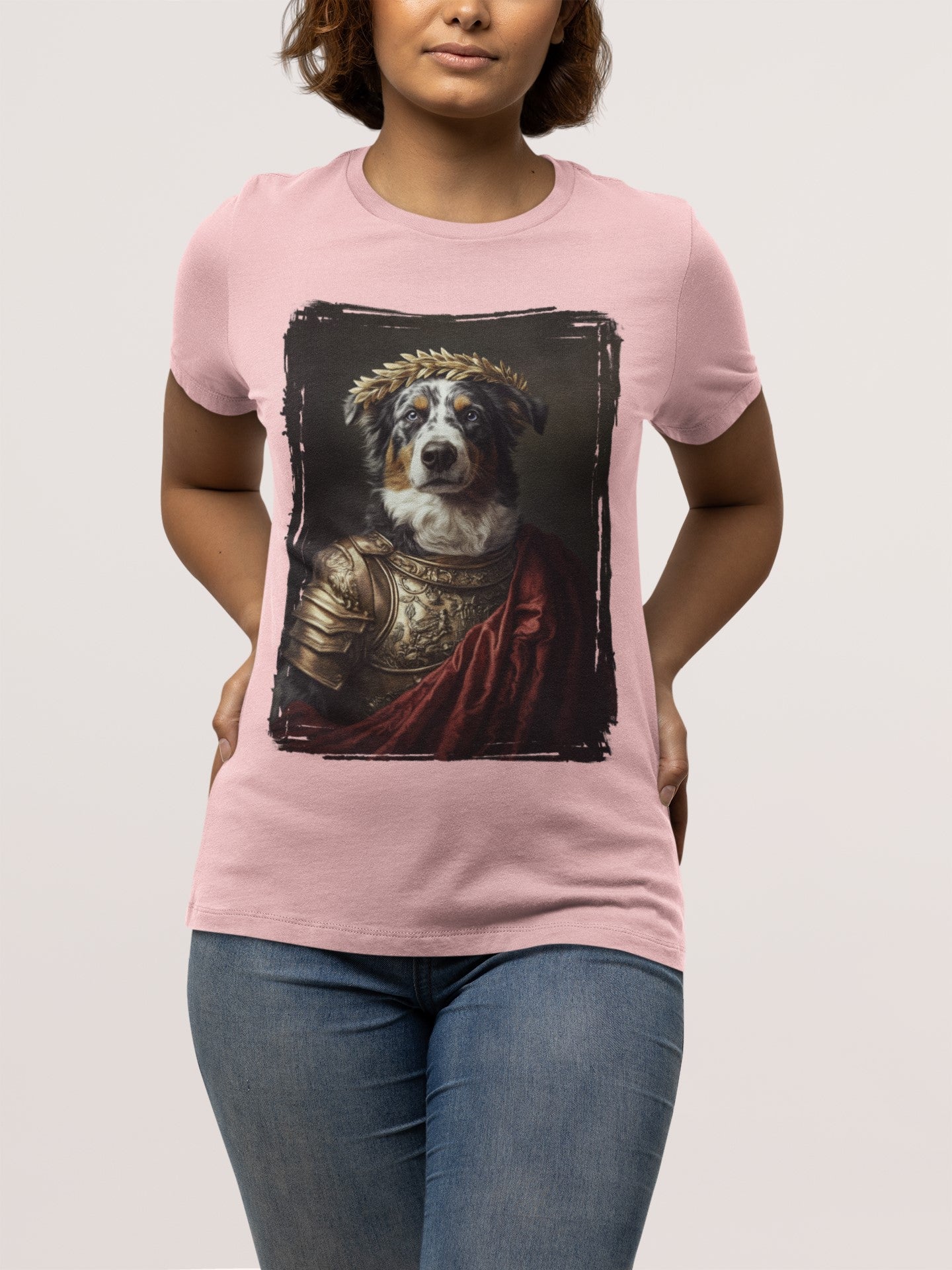 Australian Shepherd Roman Emperor Graphic Tee
