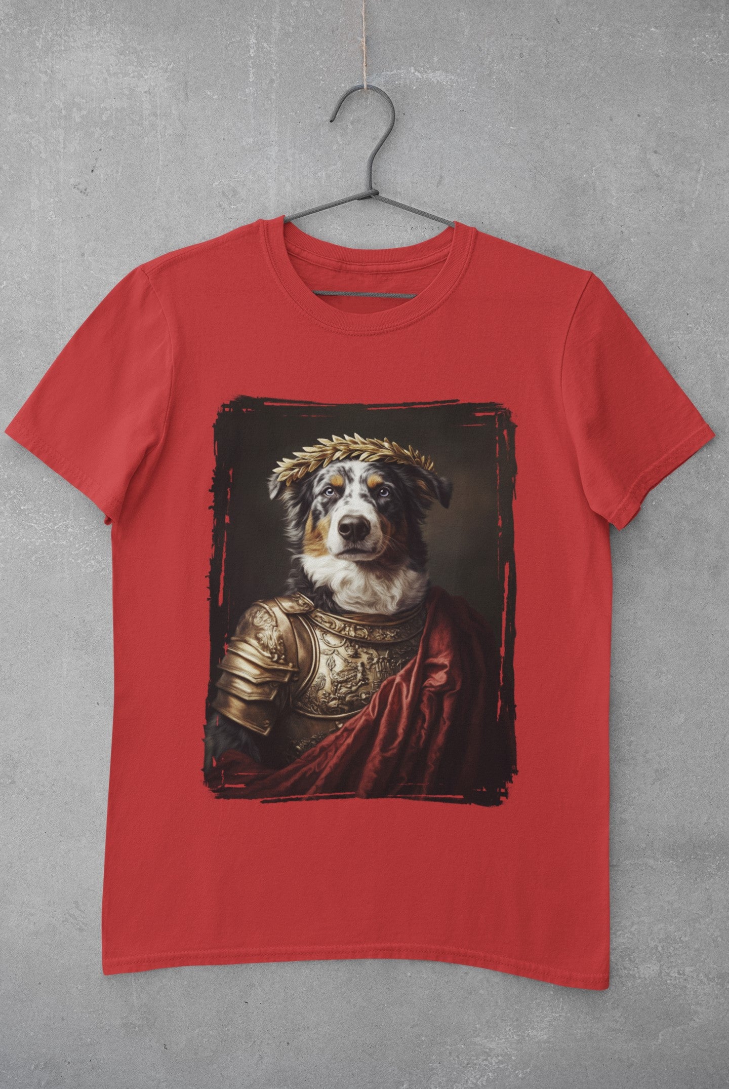 Australian Shepherd Roman Emperor Graphic Tee
