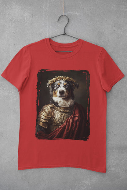Australian Shepherd Roman Emperor Graphic Tee