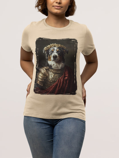 Australian Shepherd Roman Emperor Graphic Tee