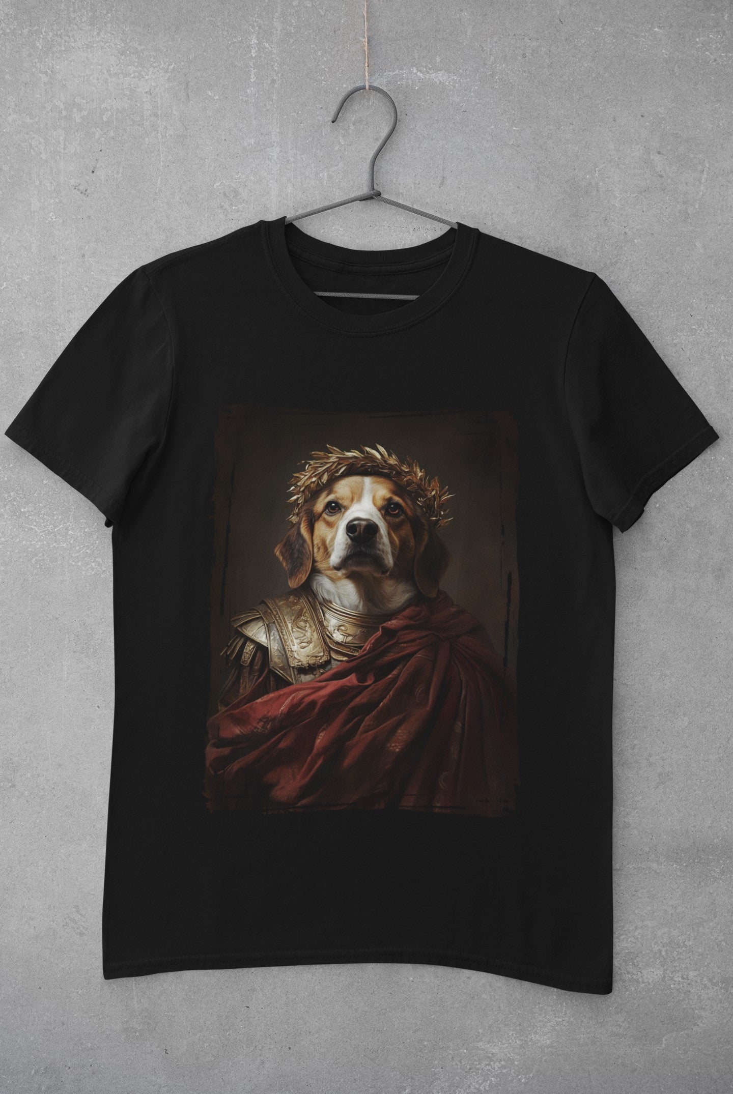 Beagle Roman Emperor Graphic Tee