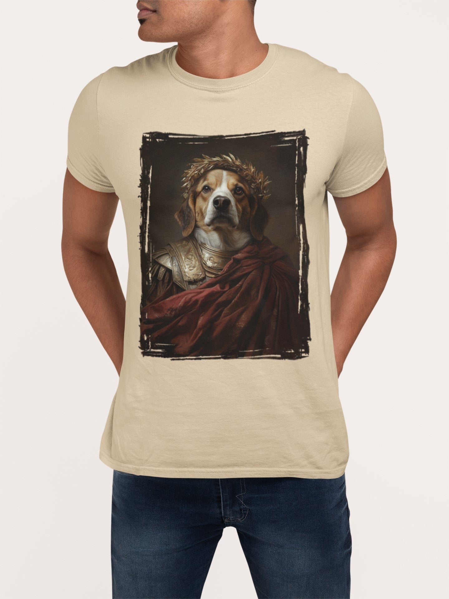 Beagle Roman Emperor Graphic Tee