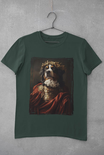 Bernese Mountain Dog Roman Emperor Graphic Tee