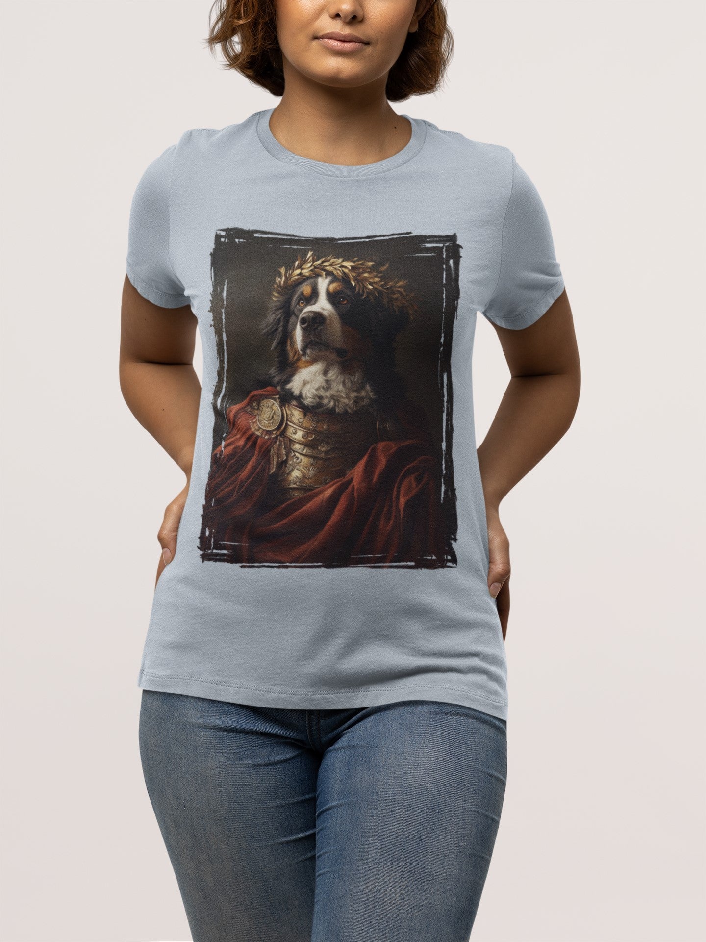 Bernese Mountain Dog Roman Emperor Graphic Tee