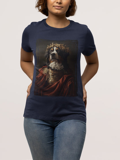Bernese Mountain Dog Roman Emperor Graphic Tee