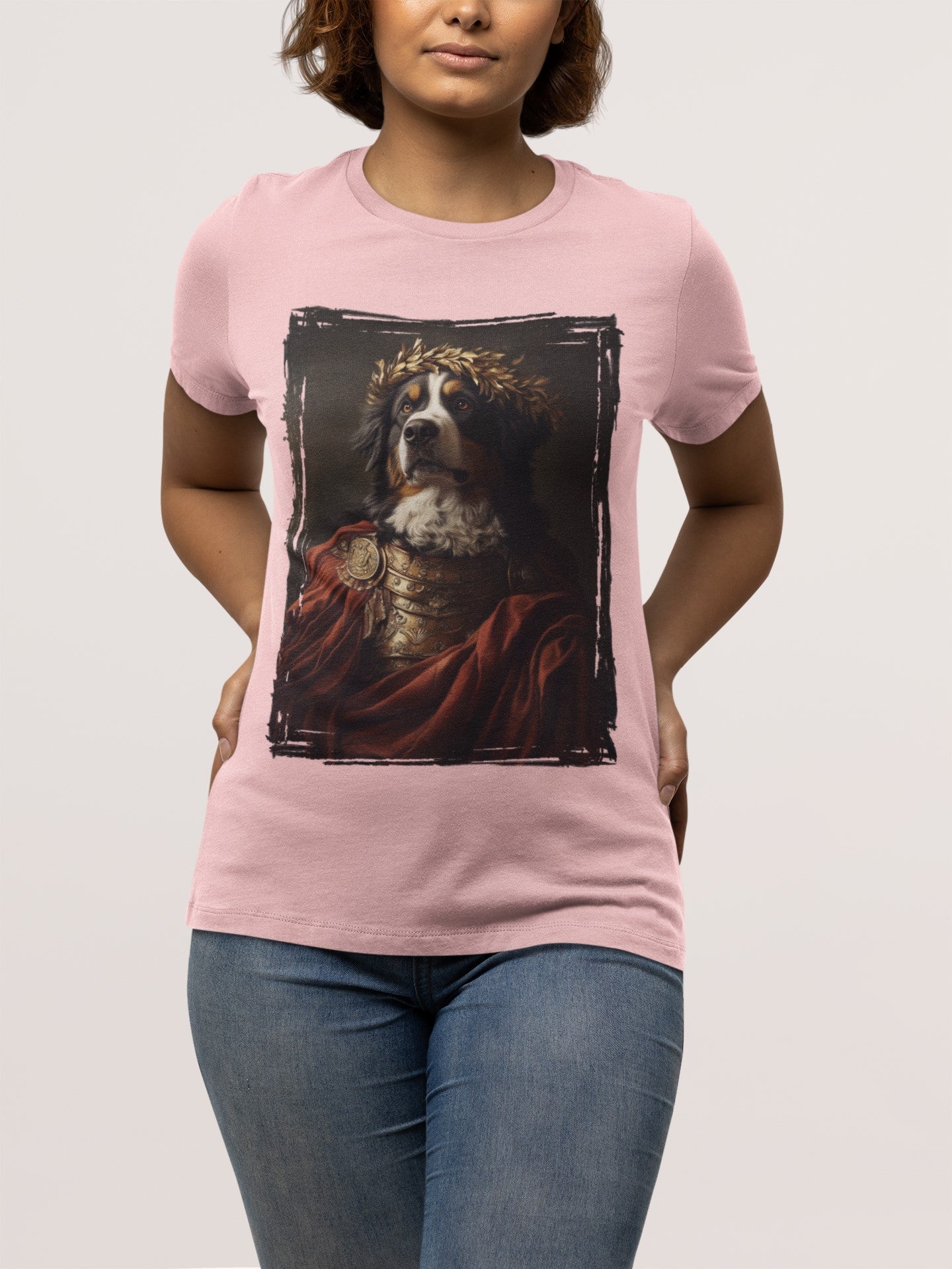 Bernese Mountain Dog Roman Emperor Graphic Tee