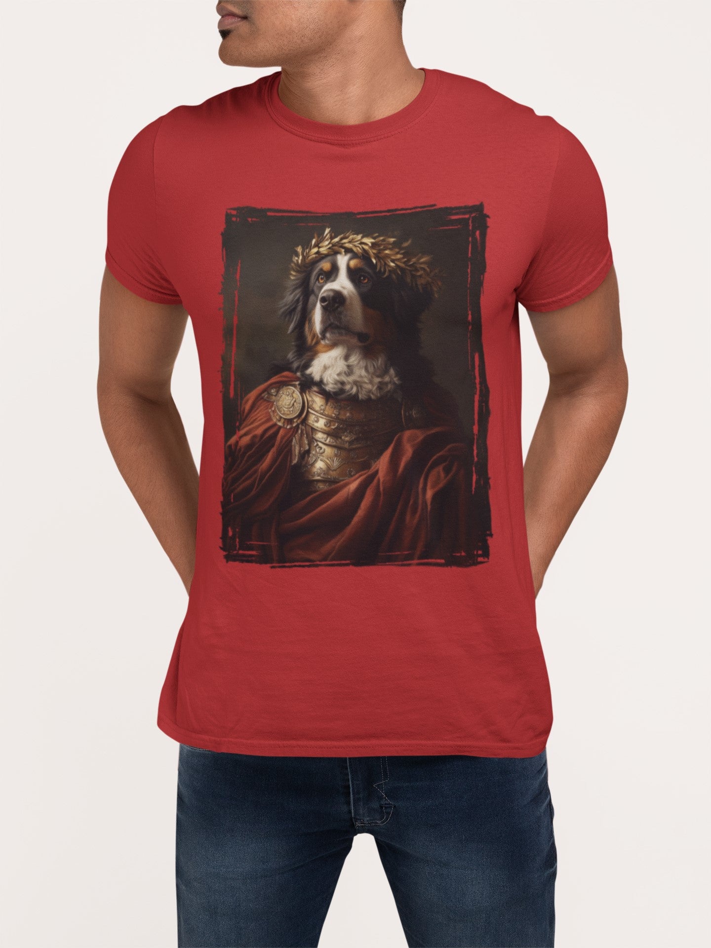 Bernese Mountain Dog Roman Emperor Graphic Tee