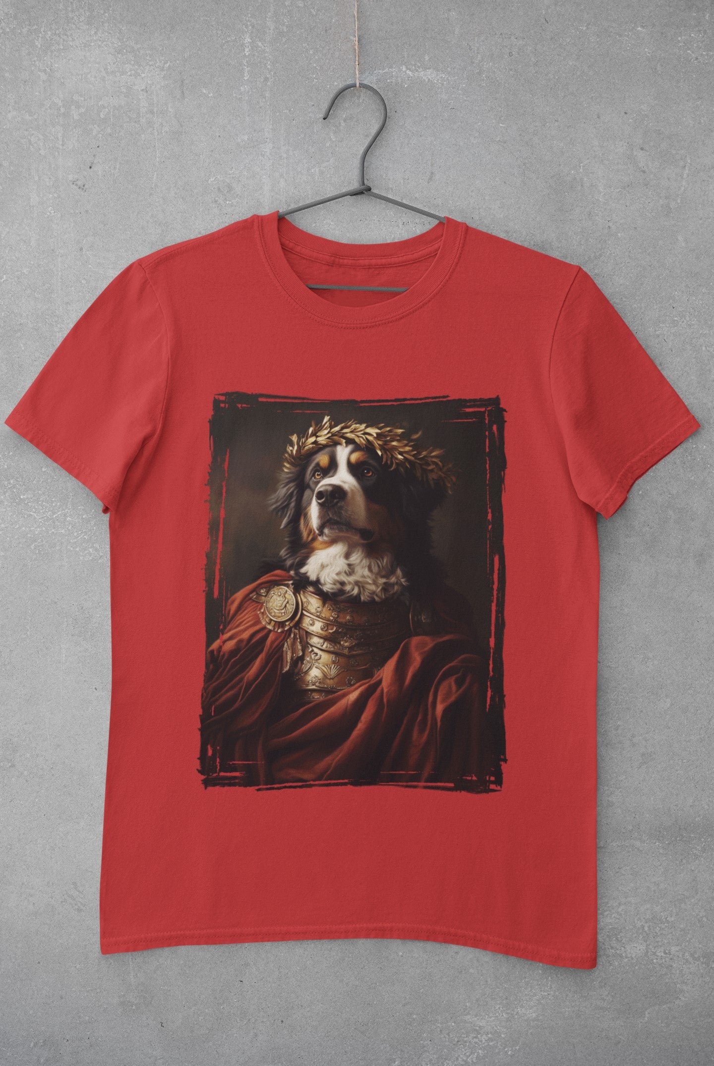 Bernese Mountain Dog Roman Emperor Graphic Tee