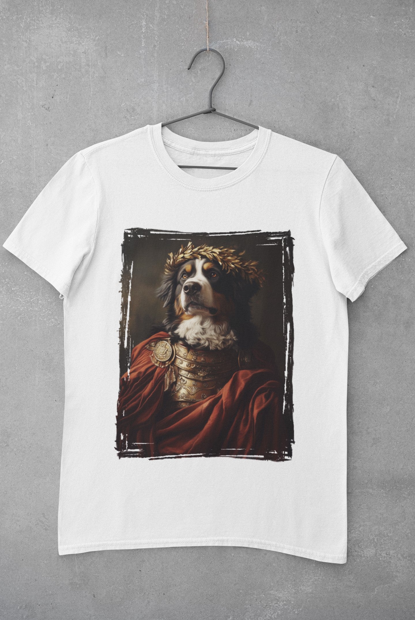 Bernese Mountain Dog Roman Emperor Graphic Tee