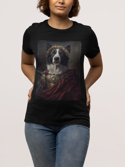 Border Collie Roman Emperor Graphic Tee