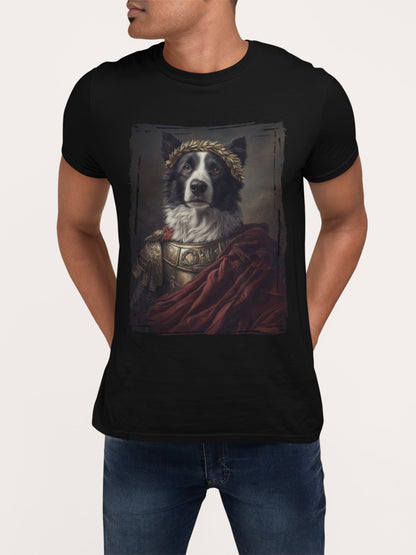 Border Collie Roman Emperor Graphic Tee