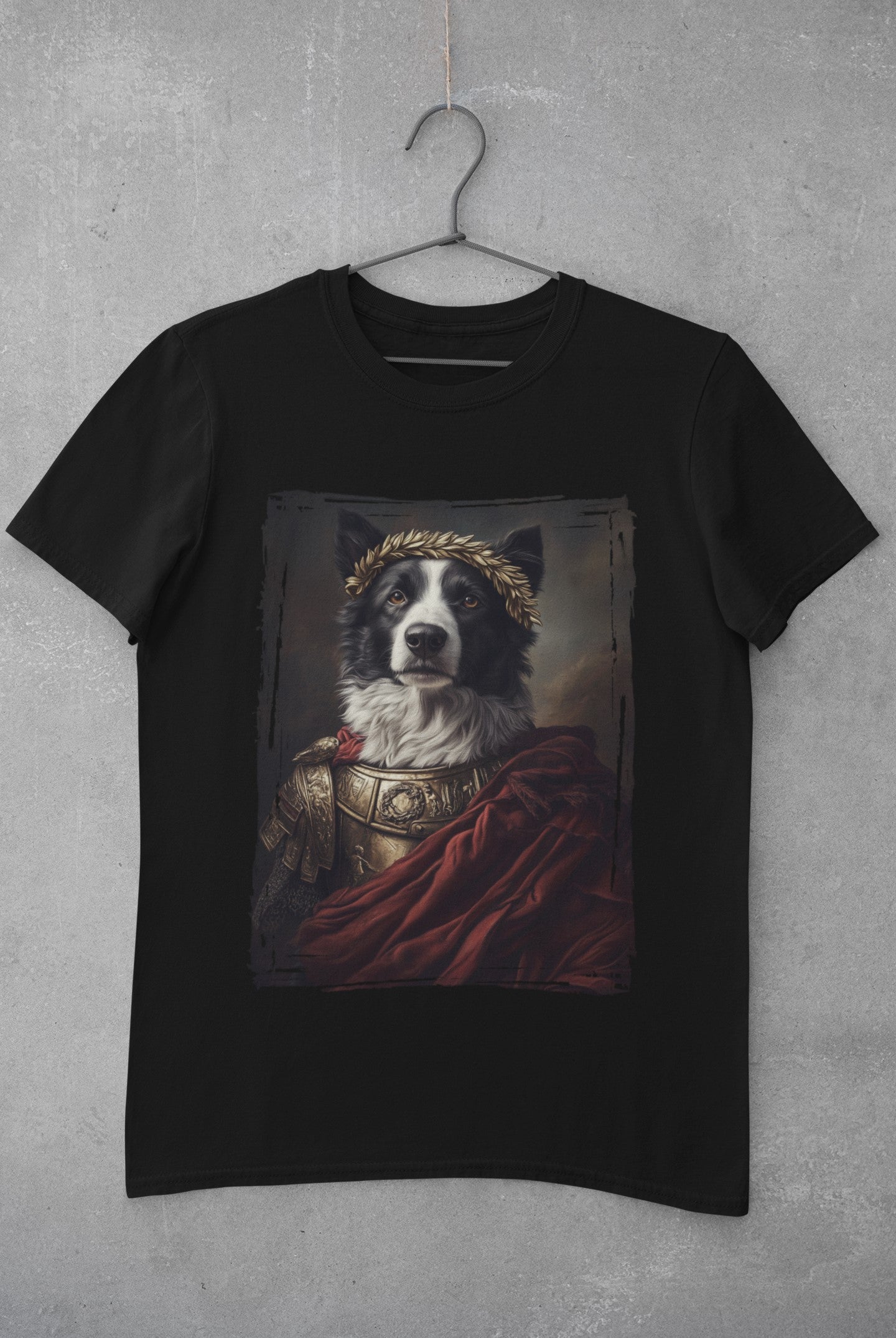 Border Collie Roman Emperor Graphic Tee