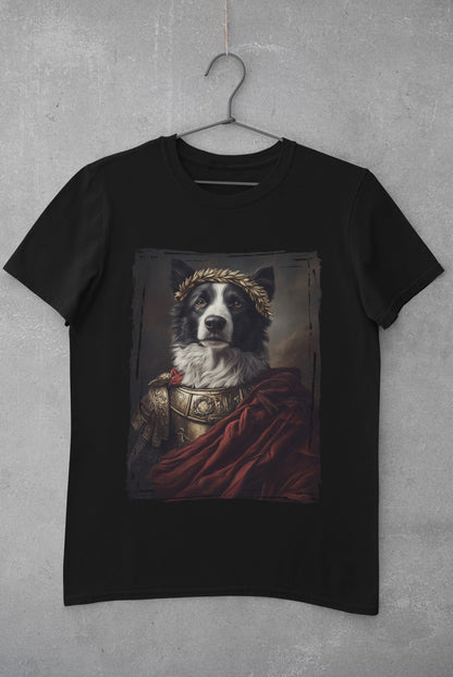 Border Collie Roman Emperor Graphic Tee