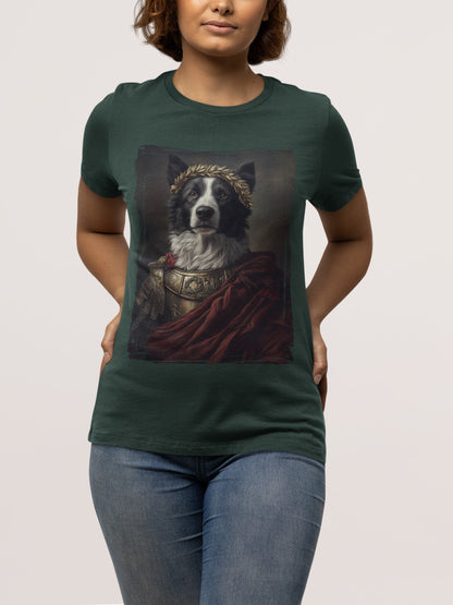 Border Collie Roman Emperor Graphic Tee
