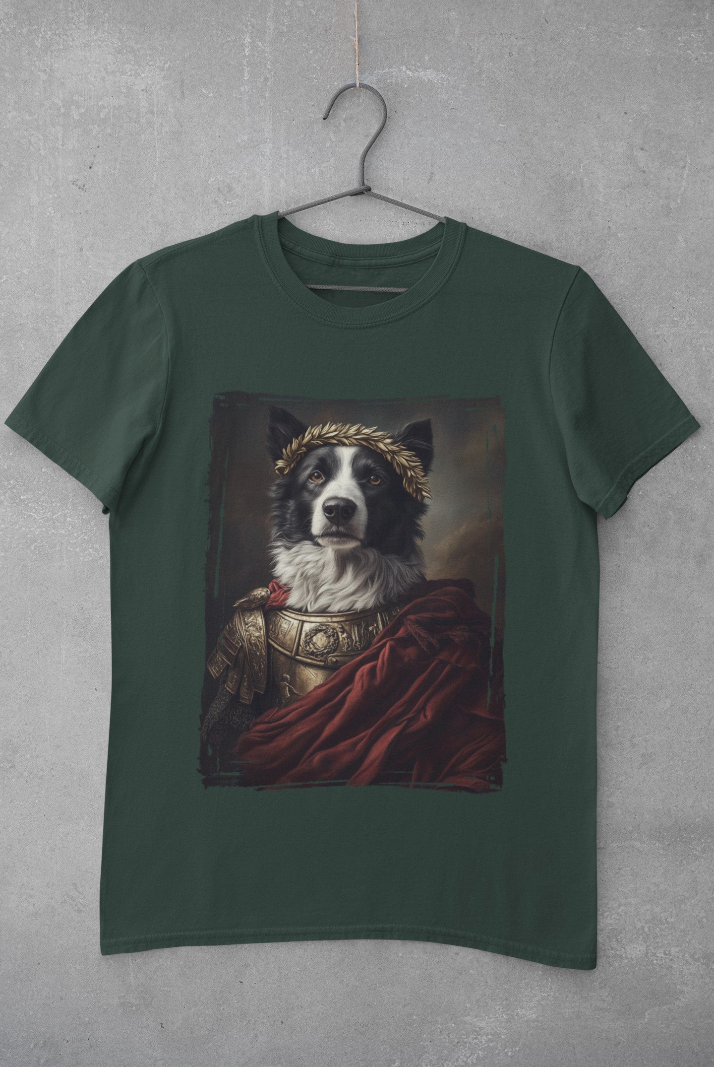 Border Collie Roman Emperor Graphic Tee