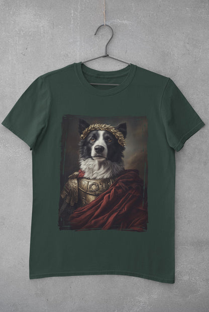 Border Collie Roman Emperor Graphic Tee