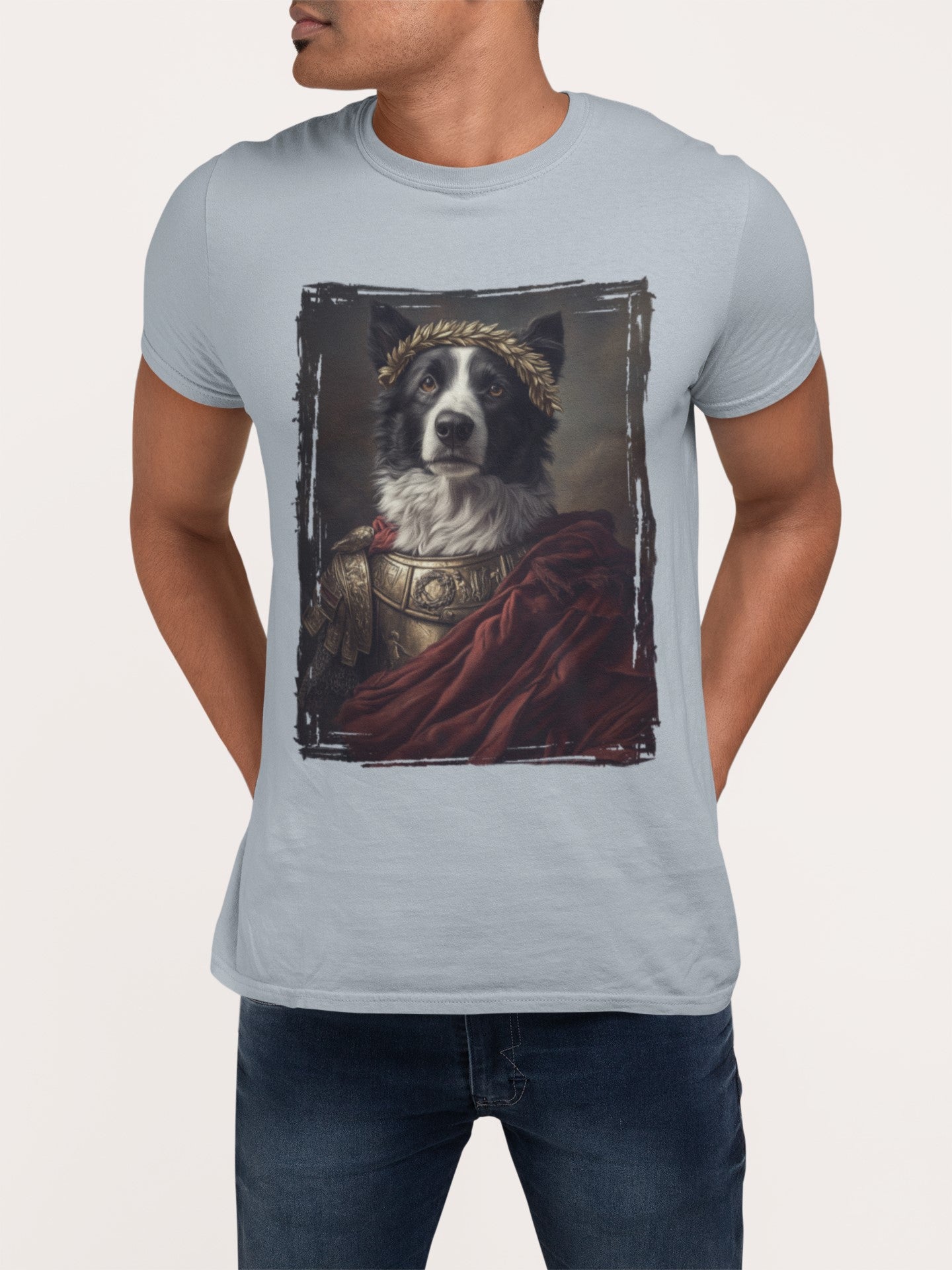 Border Collie Roman Emperor Graphic Tee