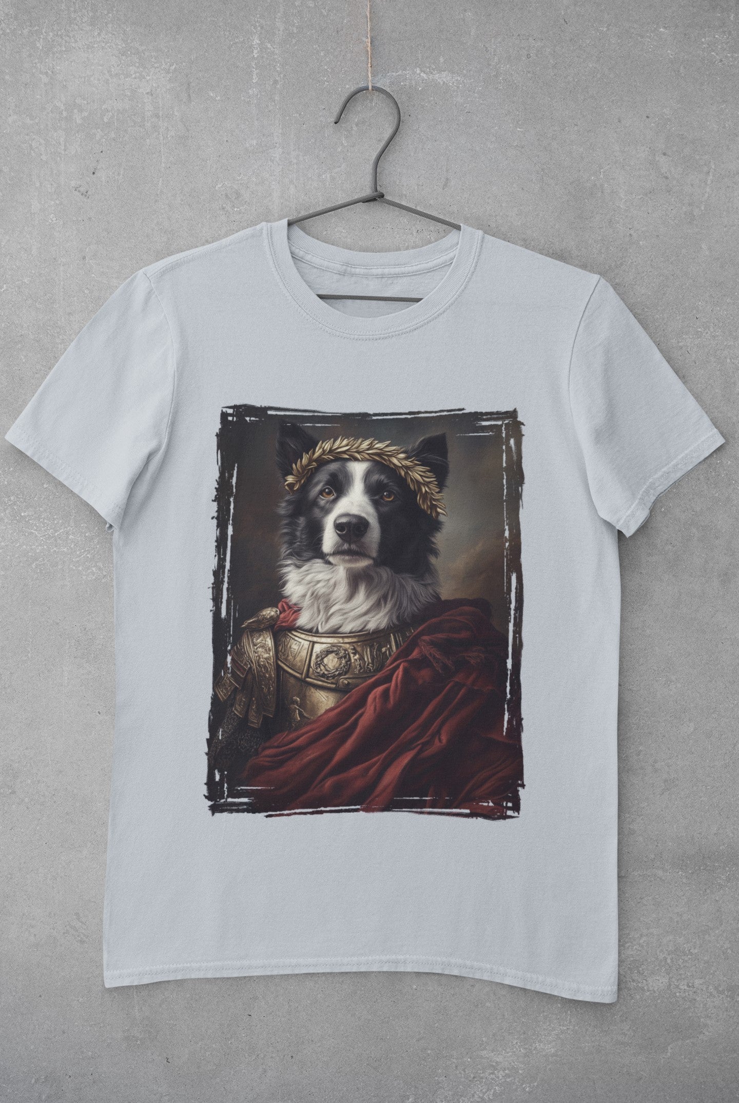 Border Collie Roman Emperor Graphic Tee