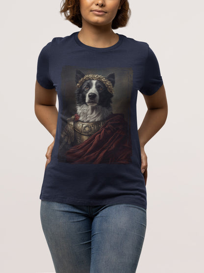 Border Collie Roman Emperor Graphic Tee