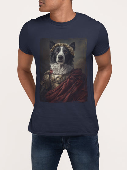 Border Collie Roman Emperor Graphic Tee