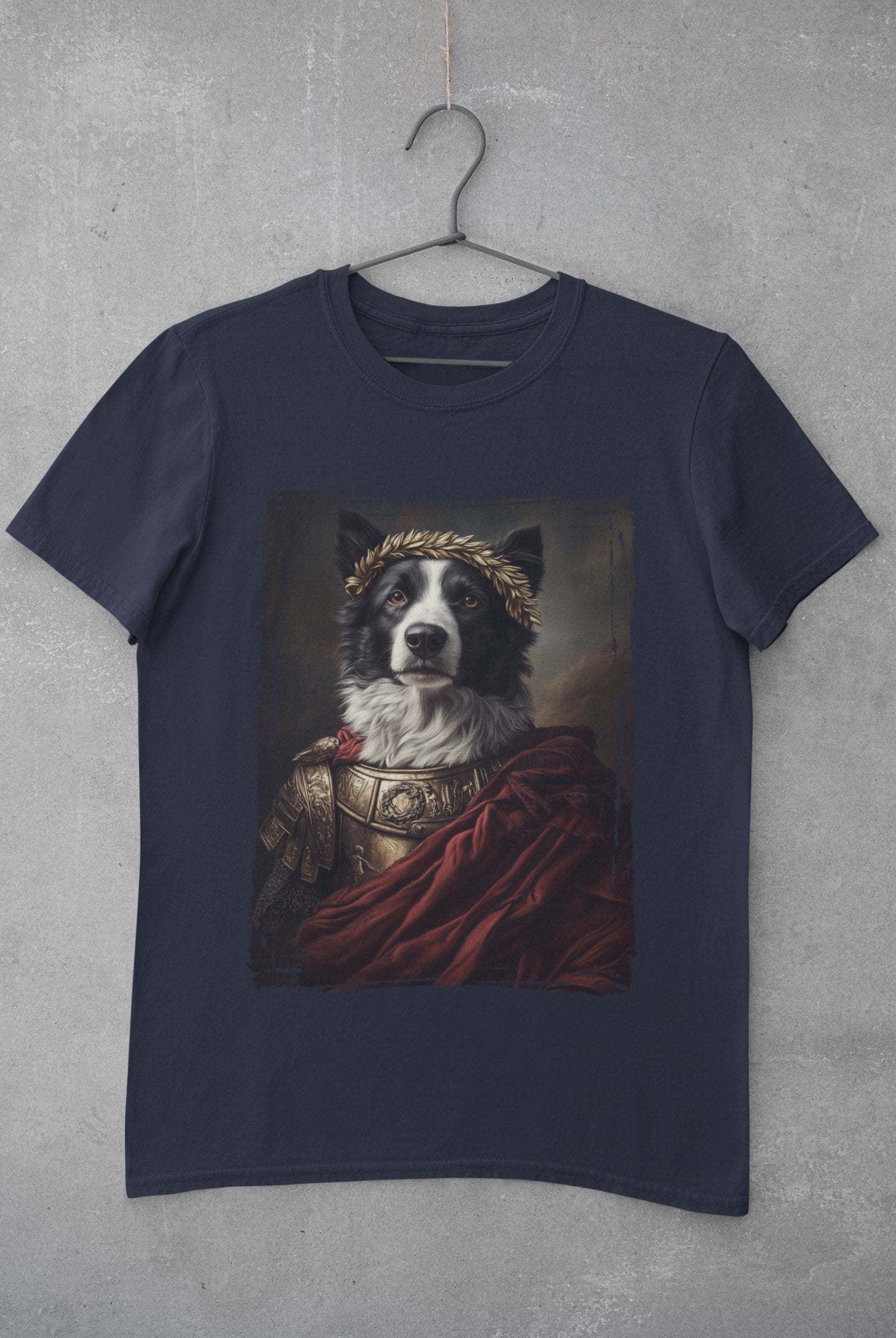 Border Collie Roman Emperor Graphic Tee