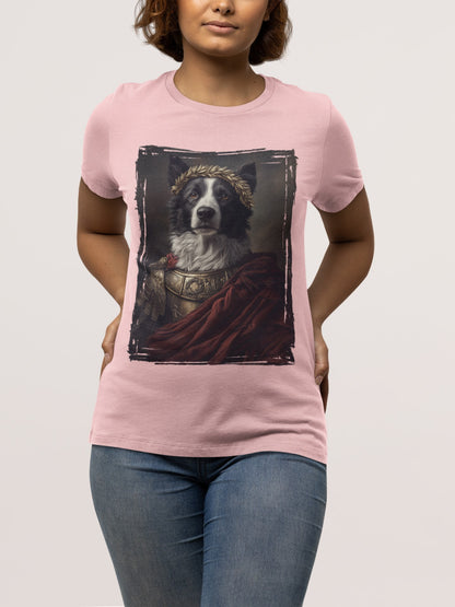 Border Collie Roman Emperor Graphic Tee