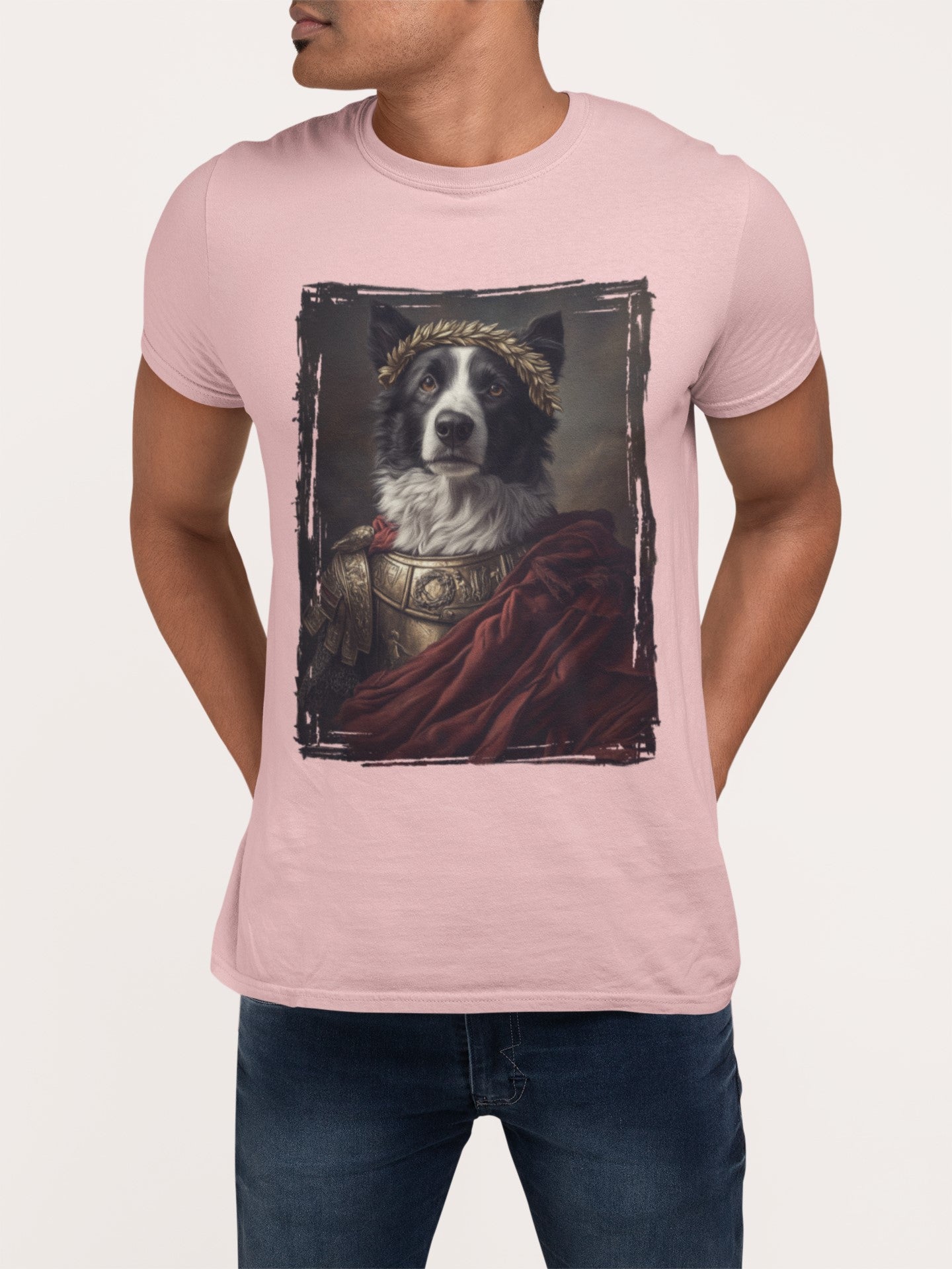 Border Collie Roman Emperor Graphic Tee